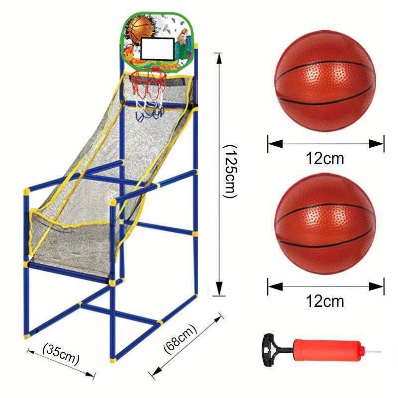 Exciting Arcade Basketball Game Set - Perfect for Indoor & Outdoor Fun with Easy Setup, Pump & Balls Included - The Ultimate Gift for Holidays & Birthdays!